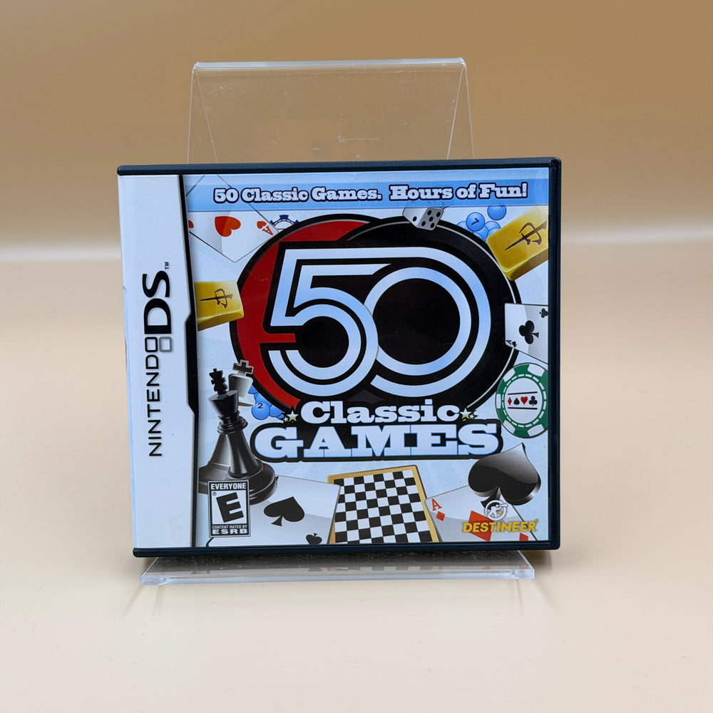 50 Classic Games [Nintendo DS] Cleaned [Box and Manual Only]