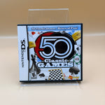 50 Classic Games [Nintendo DS] Cleaned [Box and Manual Only]