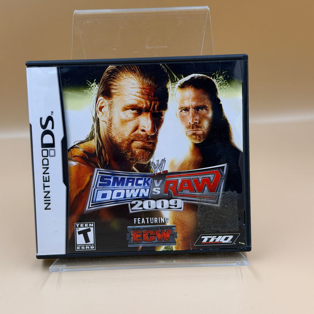WWE SmackDown vs. Raw 2009 [Nintendo DS] Tested & Cleaned [Box and Manual Only]