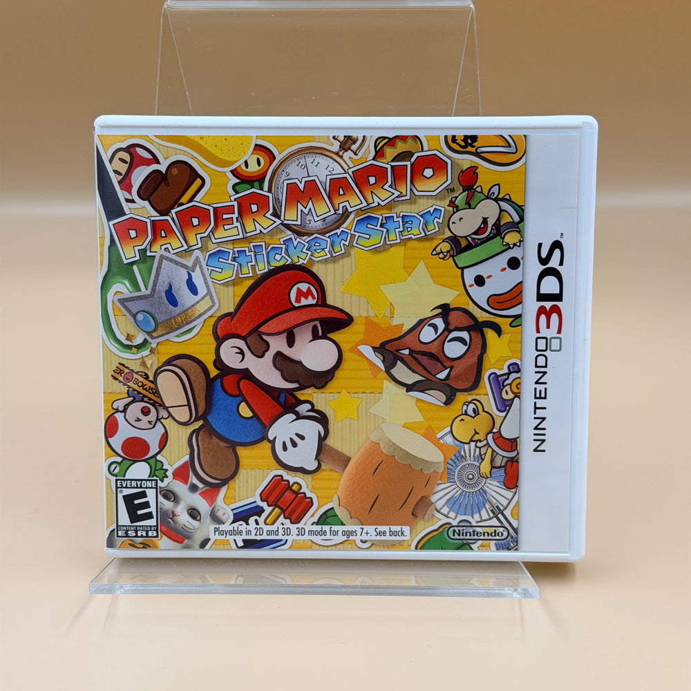 Paper Mario: Sticker Star [Nintendo 3DS] Tested & Cleaned [Complete in Box]