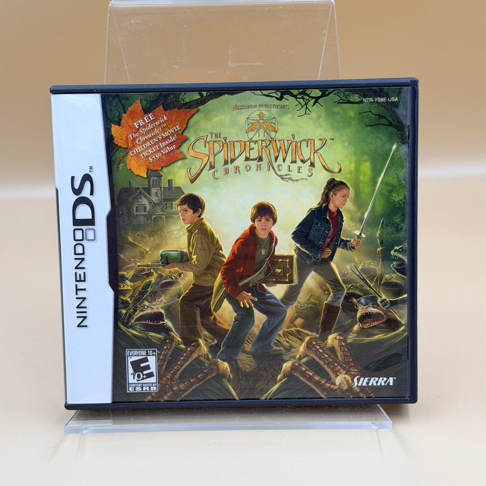The Spiderwick Chronicles [Nintendo DS] Cleaned [Box and Manual Only]