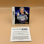 Minute to Win It [Nintendo DS] Cleaned [Box and Manual Only]