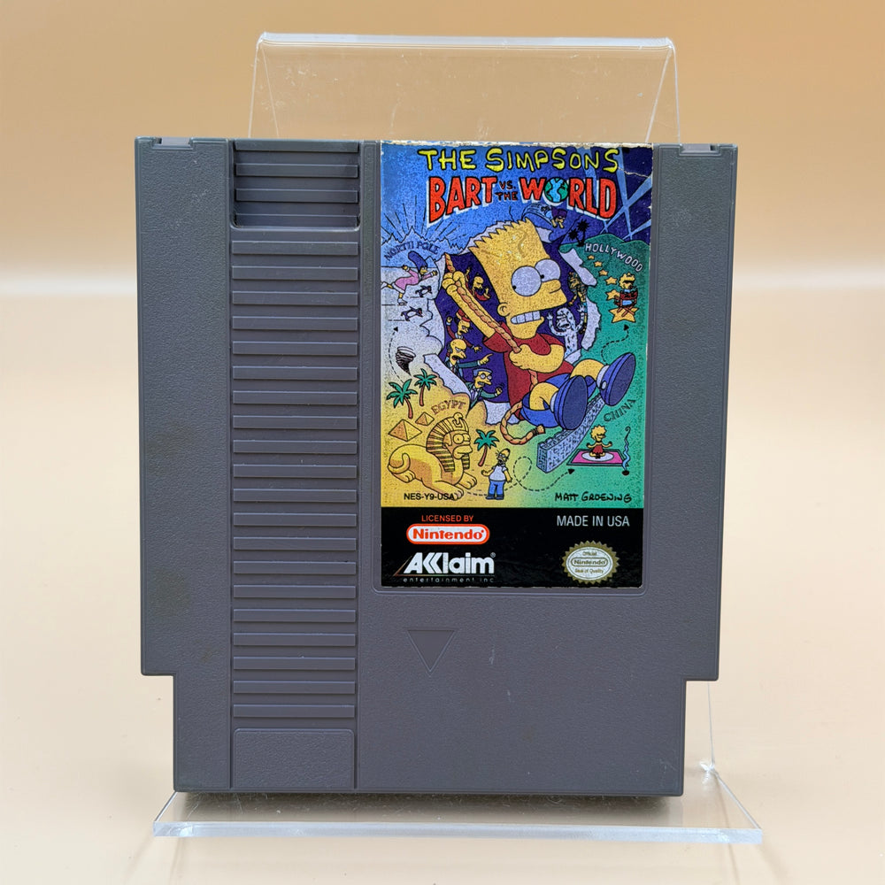 The Simpsons: Bart vs. the World [NES] Tested & Cleaned