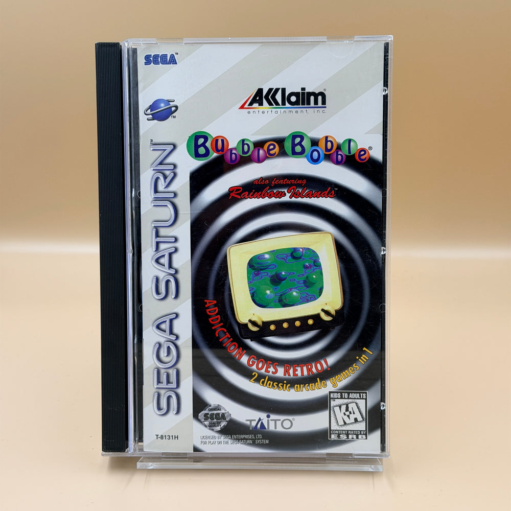 Bubble Bobble featuring Rainbow Islands [Sega Saturn] Tested & Cleaned