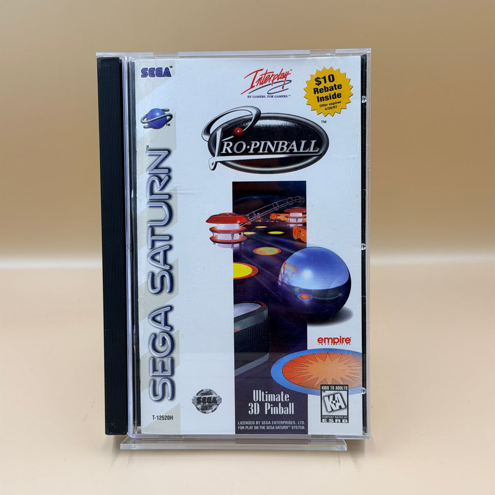 Pro Pinball: The Web [Sega Saturn] Tested & Cleaned