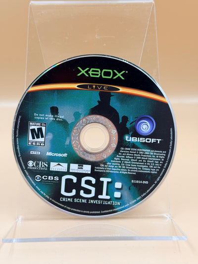 CSI: Crime Scene Investigation [Xbox] Tested & Cleaned [Disc Only]