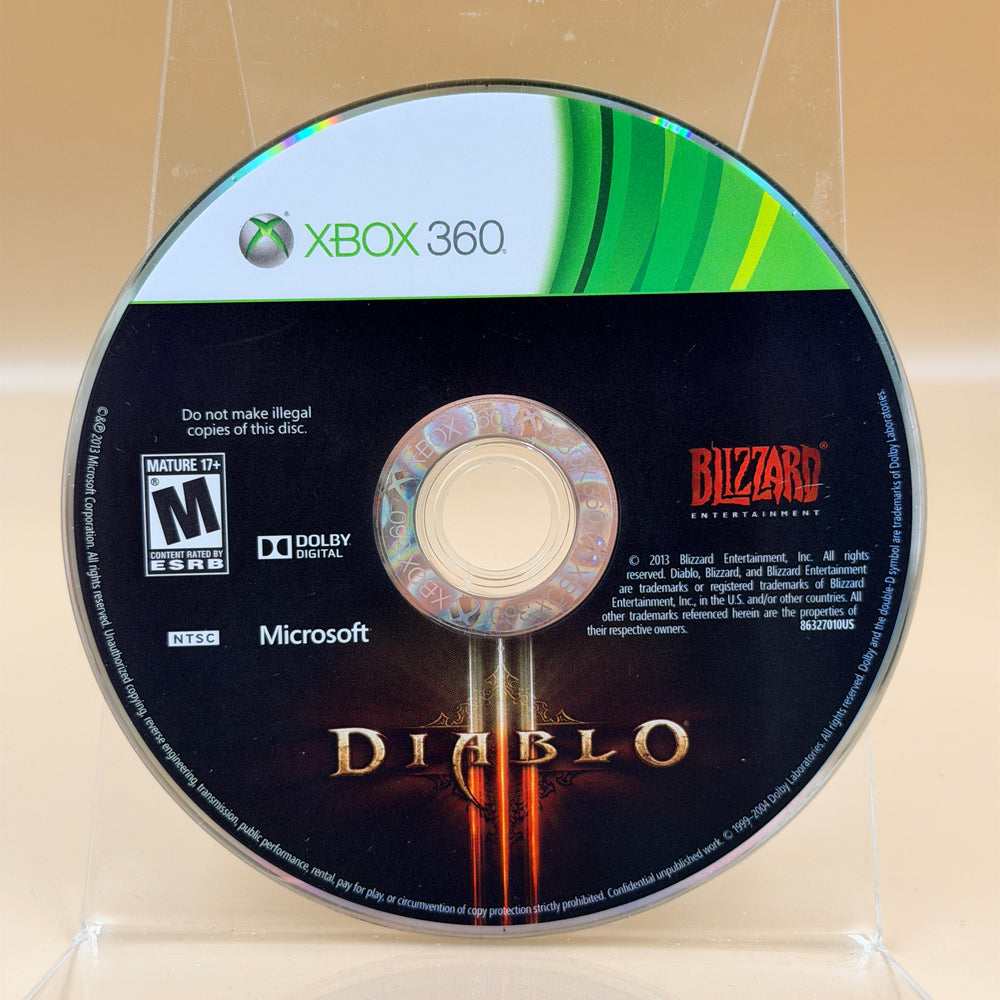 Diablo III [Xbox 360] Tested & Cleaned [Disc Only]