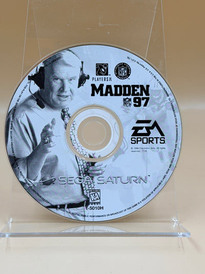 Madden NFL 97 [Sega Saturn] Tested & Cleaned [Disc Only]