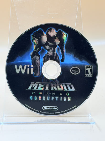 Metroid Prime 3: Corruption [Wii] Tested & Cleaned [Disc Only]