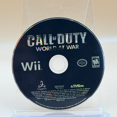 Call of Duty: World at War [Wii] Tested & Cleaned [Disc Only]