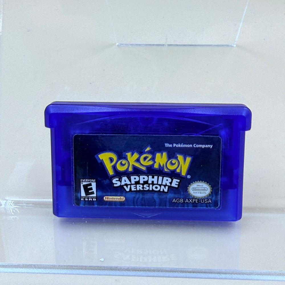 Pokémon Sapphire [Dry Battery] [Game Boy Advance] Tested & Cleaned