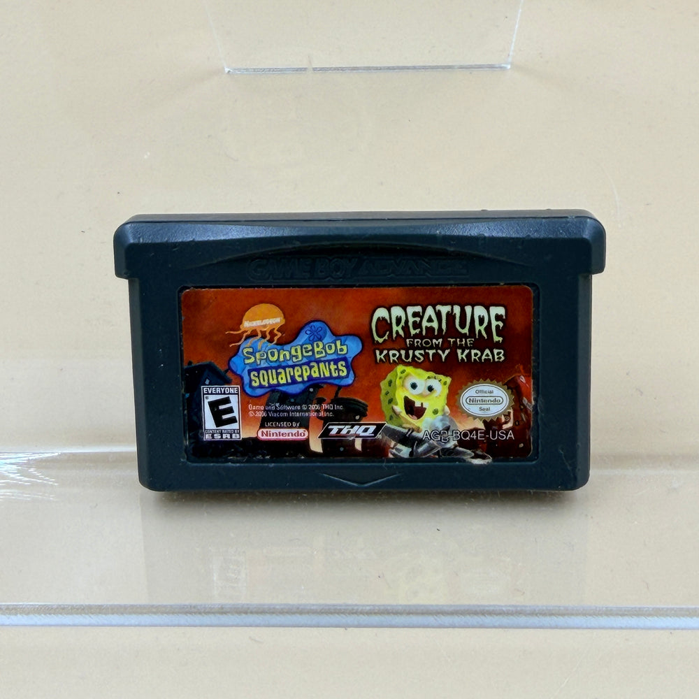 SpongeBob SquarePants: Creature from the Krusty Krab [Game Boy Advance] Tested & Cleaned