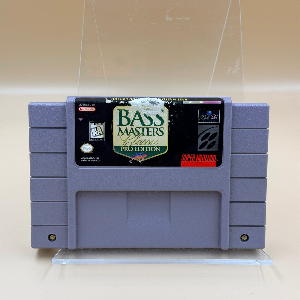 Bass Masters Classic: Pro Edition [SNES] Tested & Cleaned