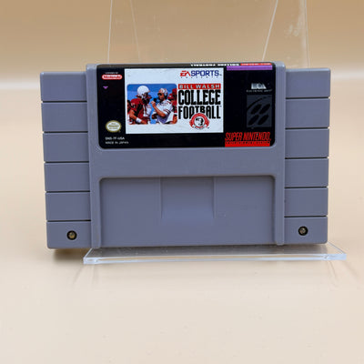 Bill Walsh College Football [SNES] Tested & Cleaned