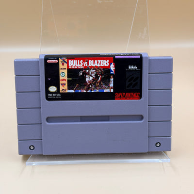 Bulls vs. Blazers and the NBA Playoffs [SNES] Tested & Cleaned