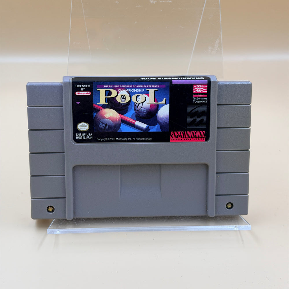Championship Pool [SNES] Tested & Cleaned