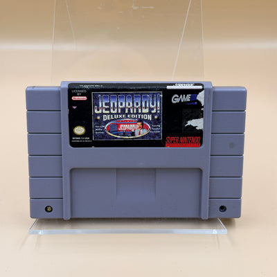 Jeopardy! Deluxe Edition [SNES] Tested & Cleaned