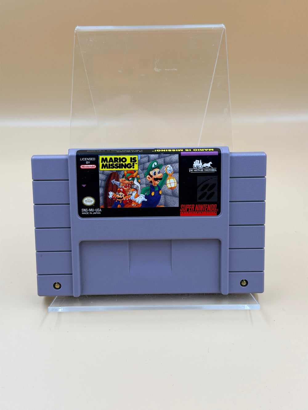 Mario is Missing! [SNES] Tested & Cleaned