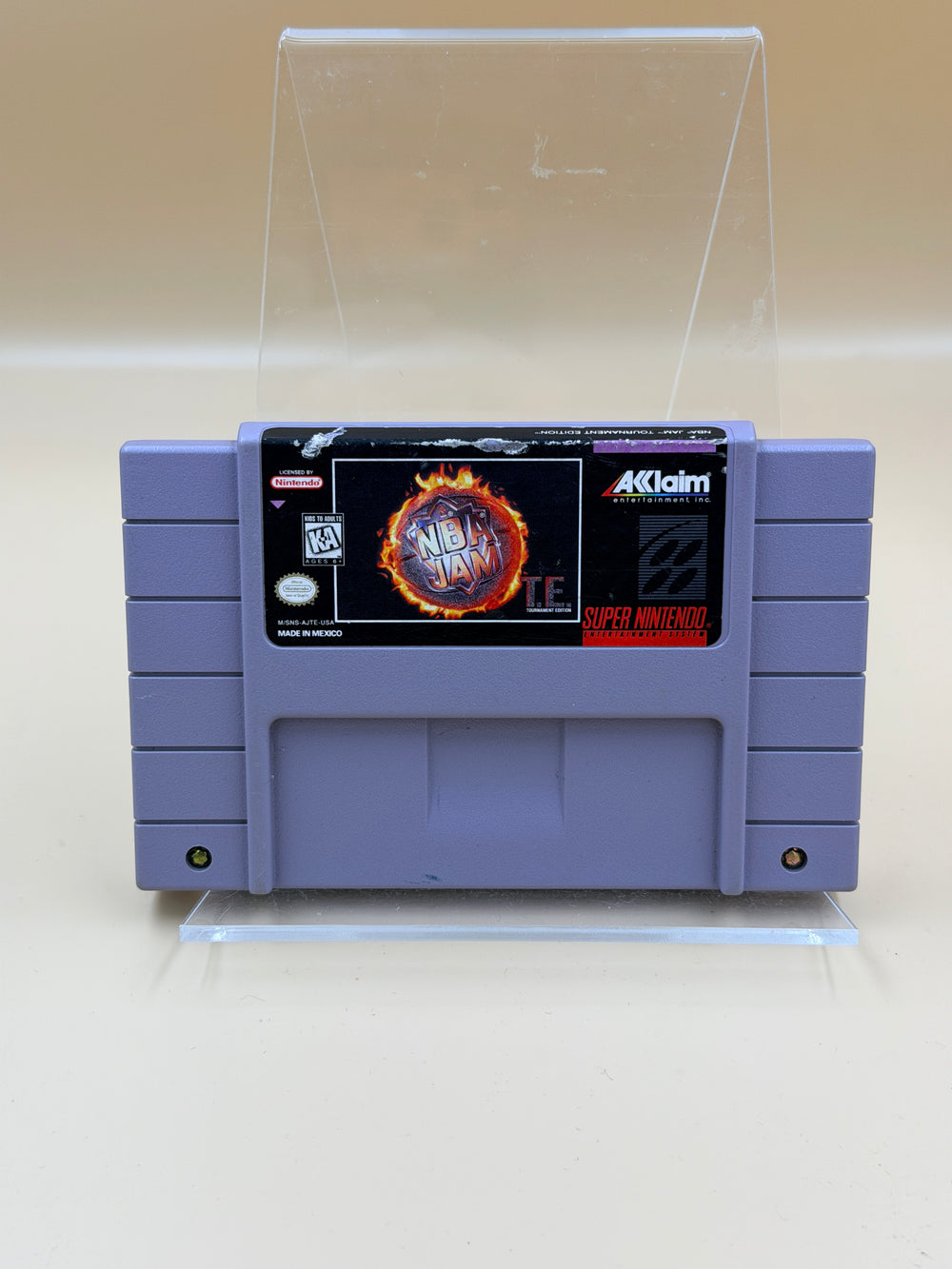 NBA Jam Tournament Edition [SNES] Tested & Cleaned