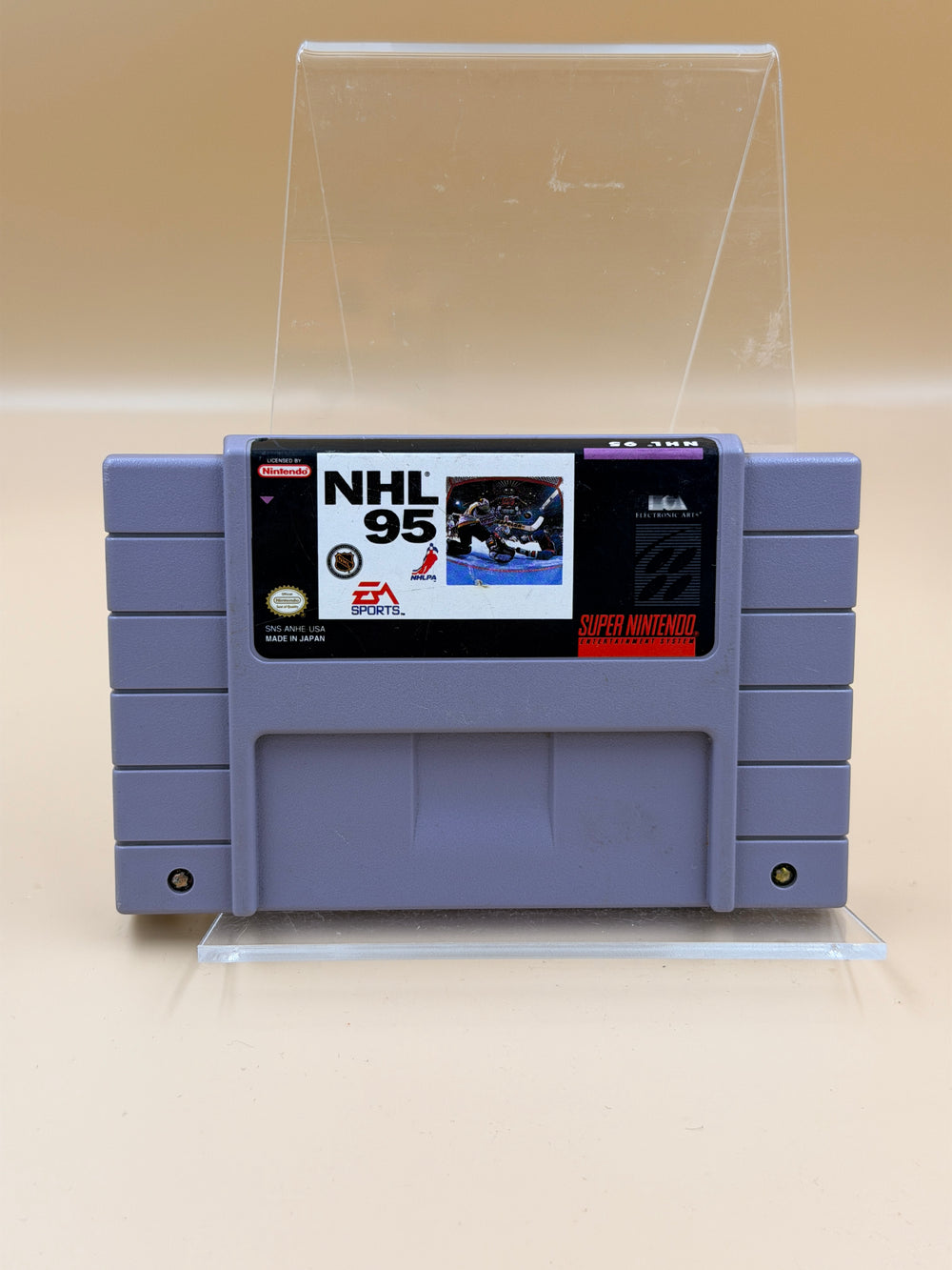 NHL 95 [SNES] Tested & Cleaned