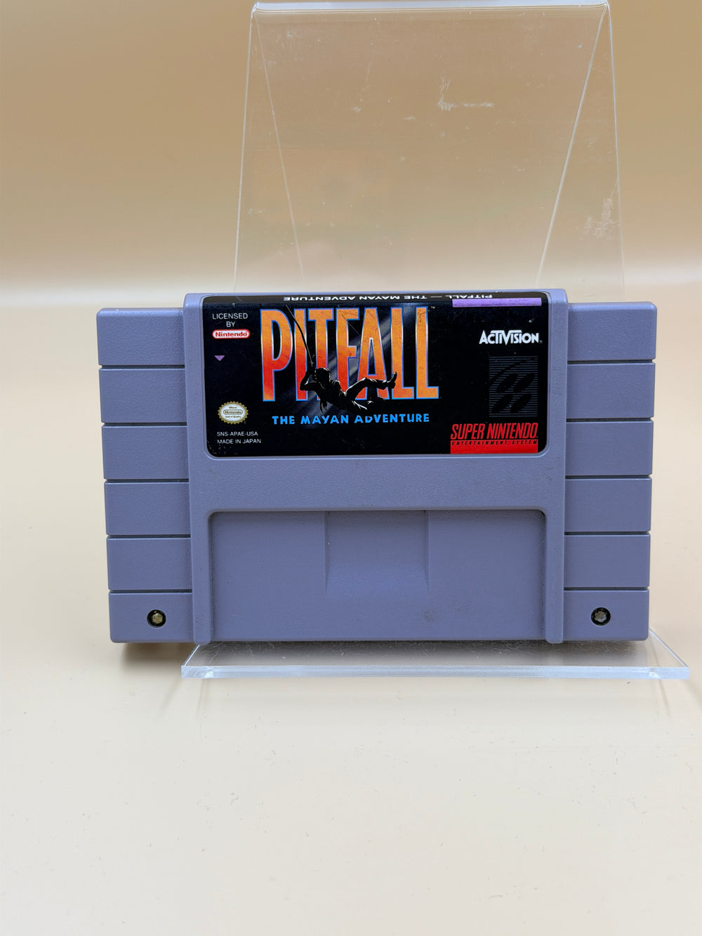 Pitfall: The Mayan Adventure [SNES] Tested & Cleaned
