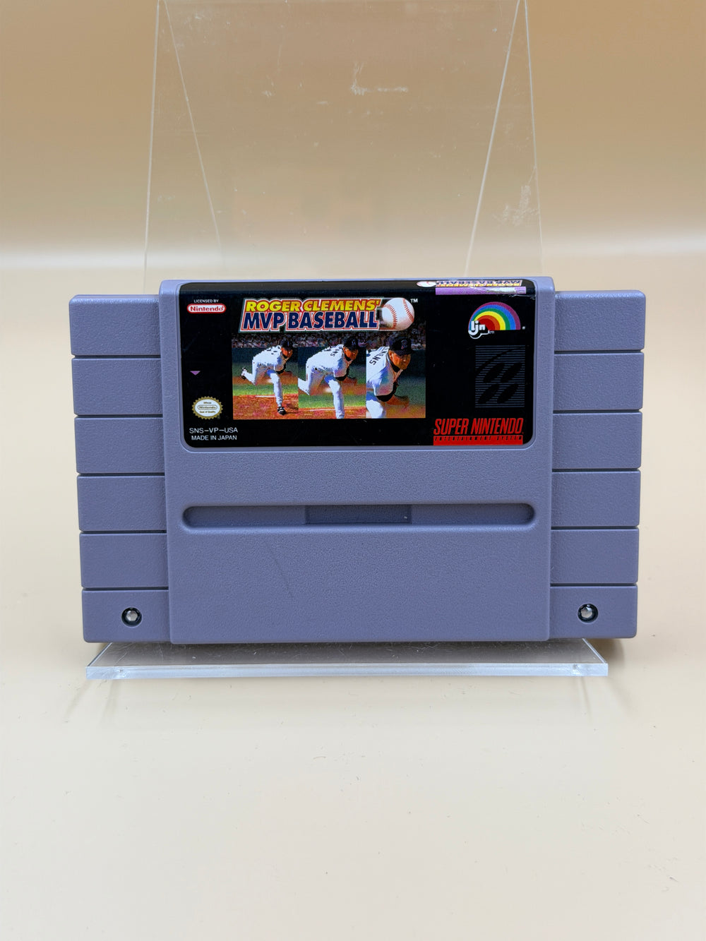 Roger Clemens' MVP Baseball [SNES] Tested & Cleaned