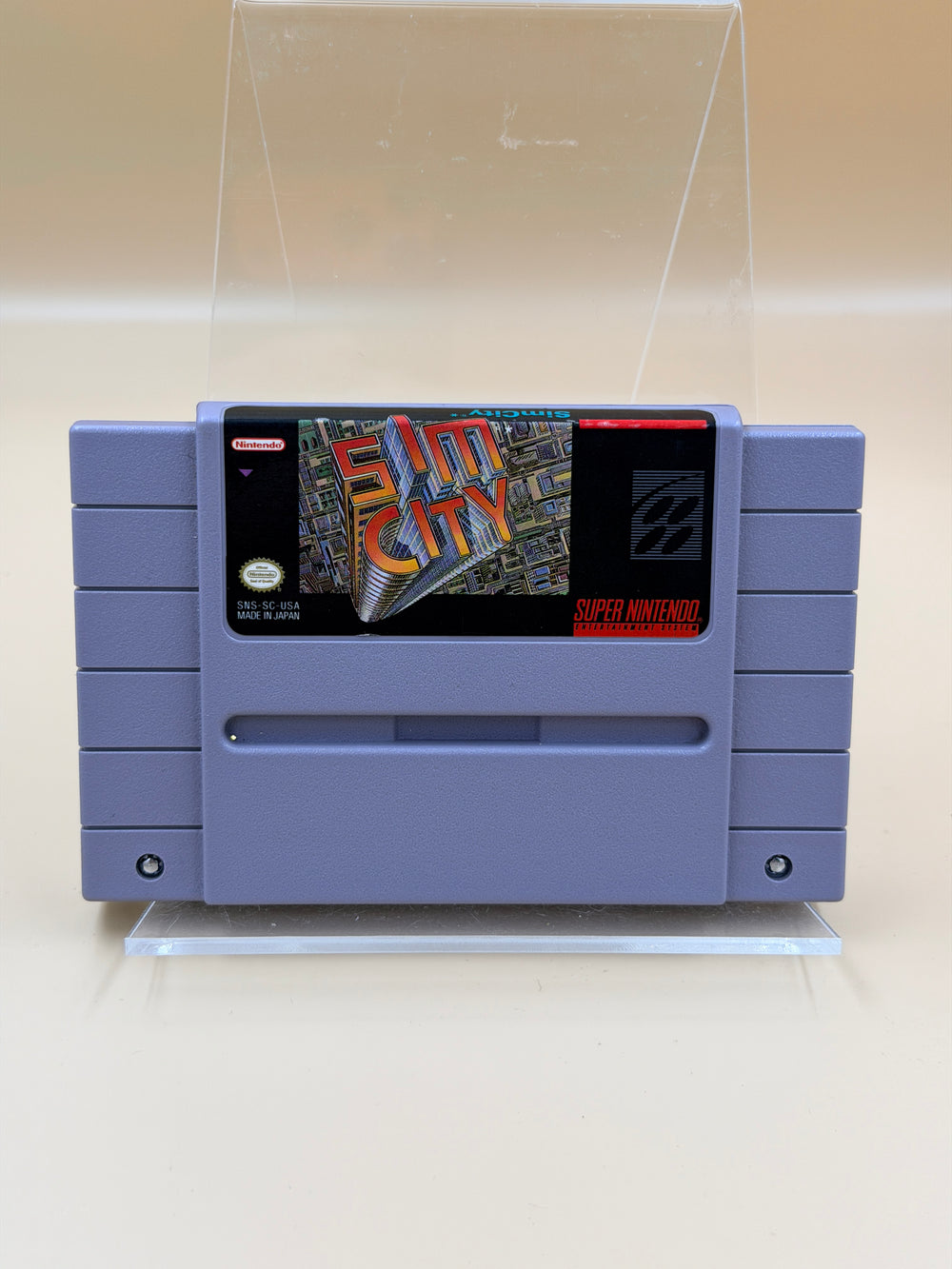 SimCity [SNES] Tested & Cleaned
