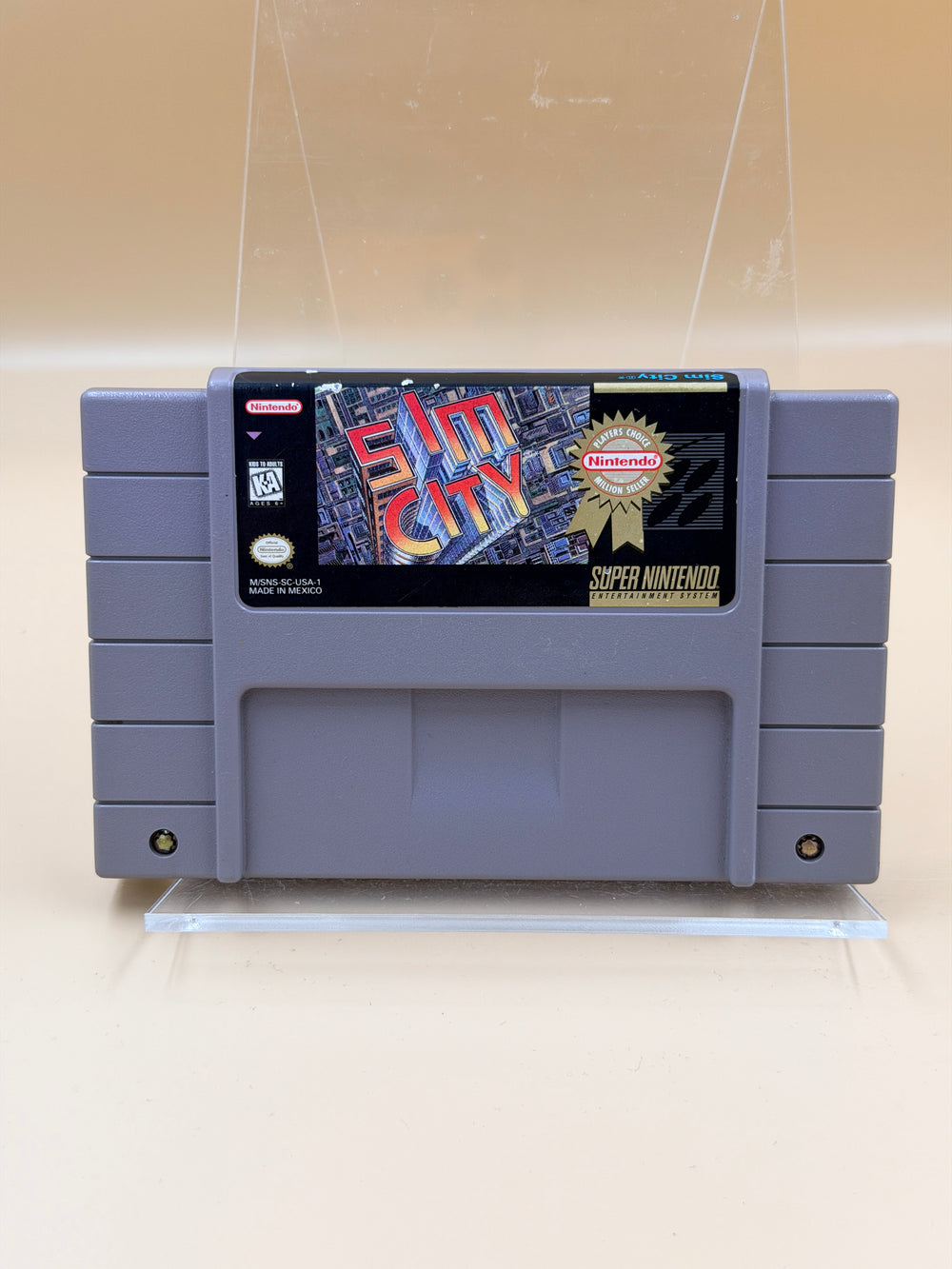 SimCity (Player's Choice) [SNES] Tested & Cleaned