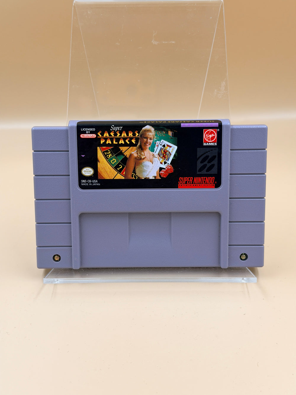 Super Caesars Palace [SNES] Tested & Cleaned