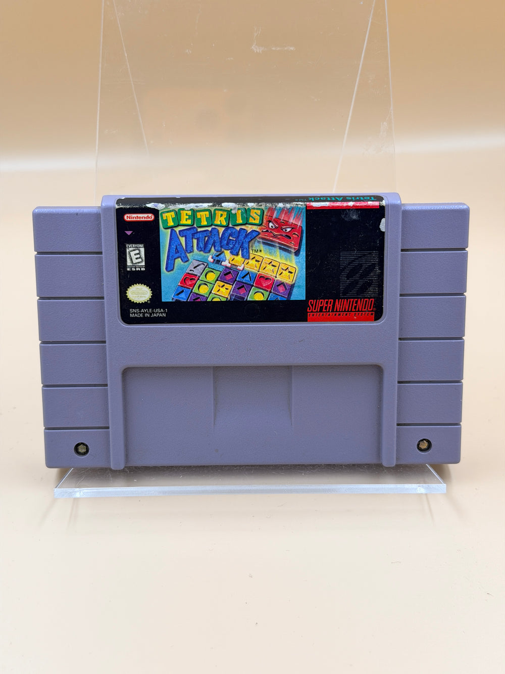 Tetris Attack [SNES] Tested & Cleaned