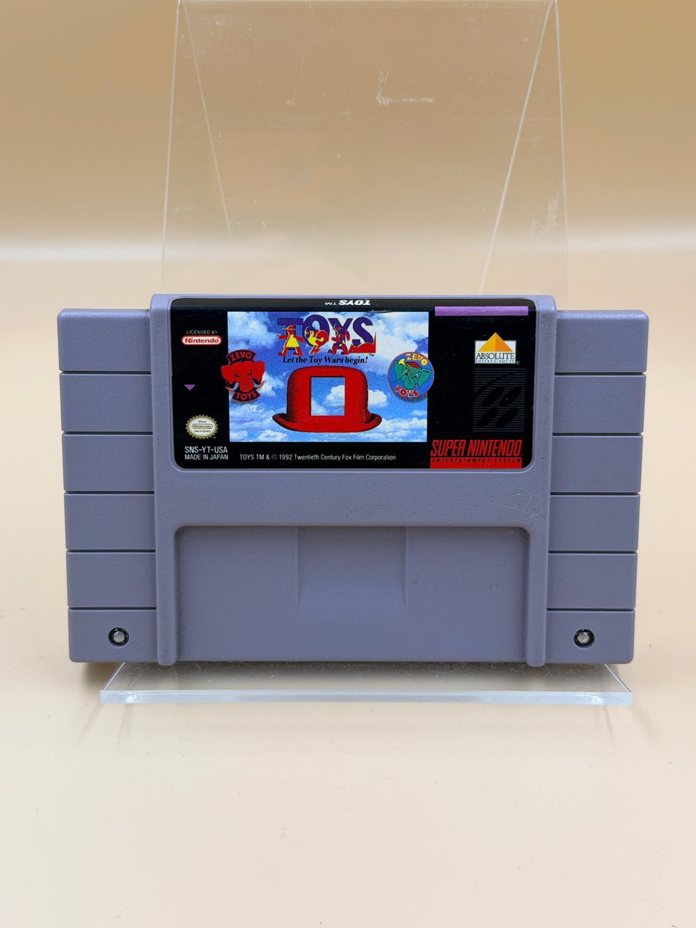 Toys [SNES] Tested & Cleaned