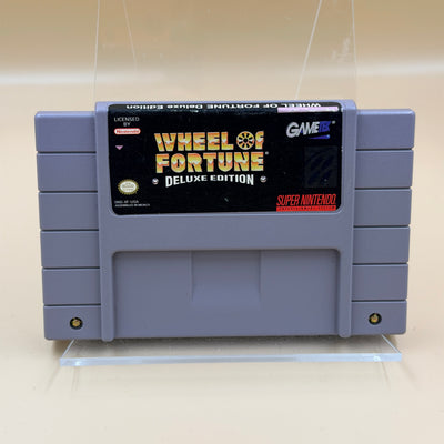 Wheel of Fortune Deluxe! [SNES] Tested & Cleaned