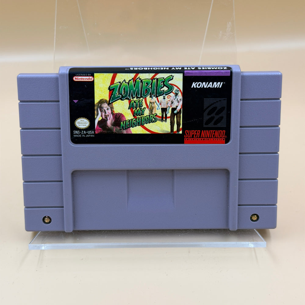 Zombies Ate My Neighbors [SNES] Tested & Cleaned