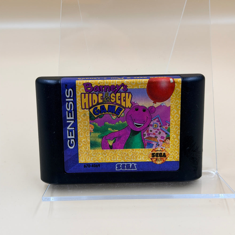 Barney's Hide & Seek Game [Sega Genesis] Tested & Cleaned