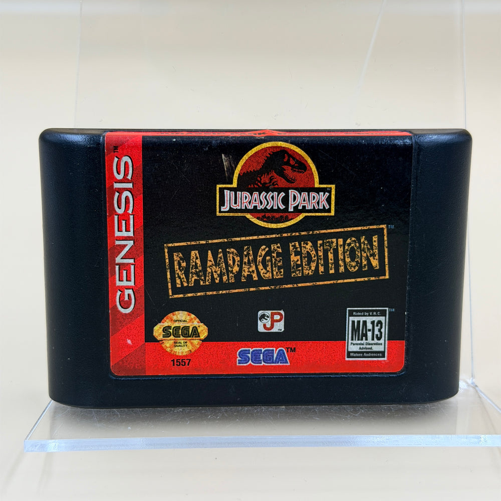 Jurassic Park: Rampage Edition [Sega Genesis] Tested & Cleaned