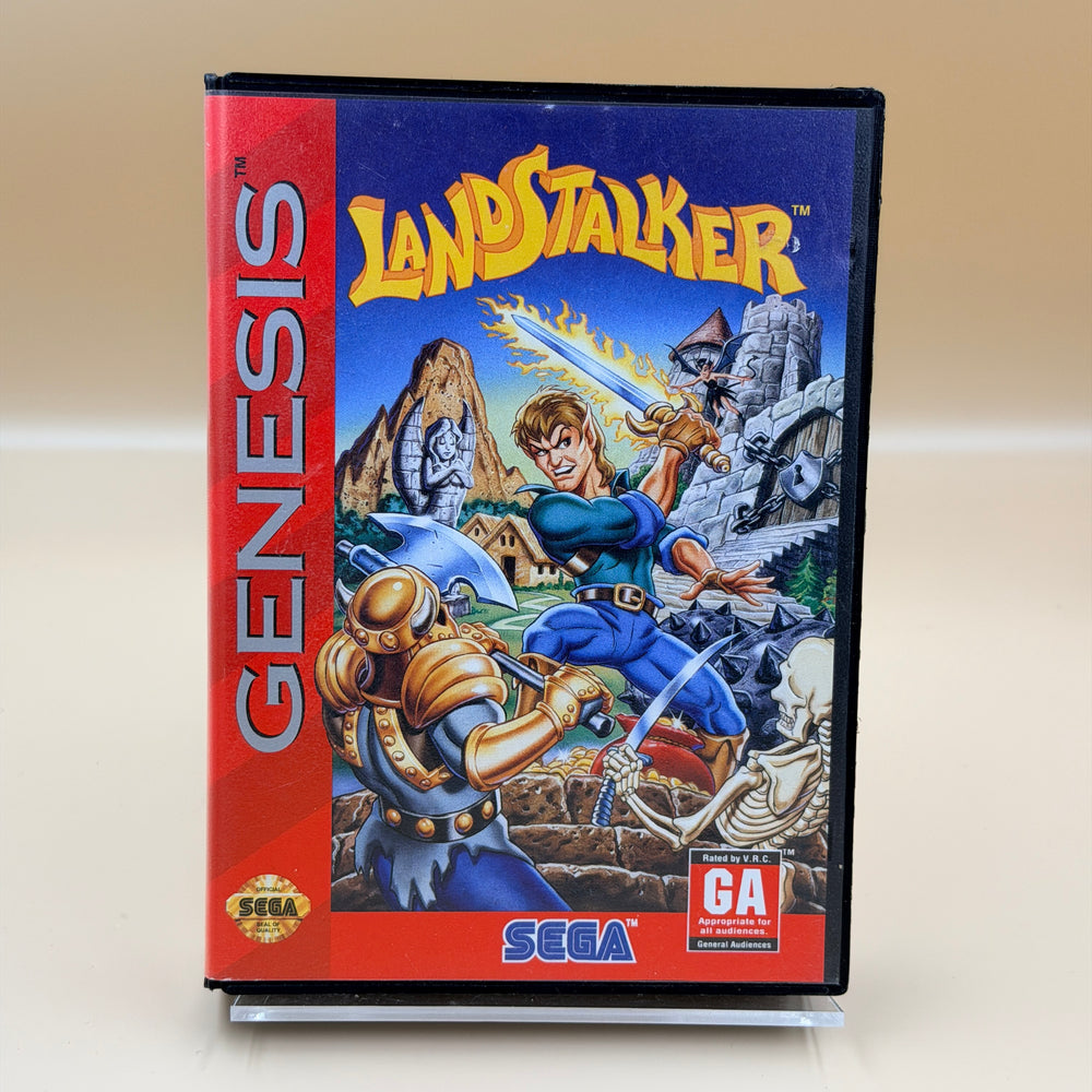 Landstalker: The Treasures of King Nole [Genesis] Tested [Complete in Box]