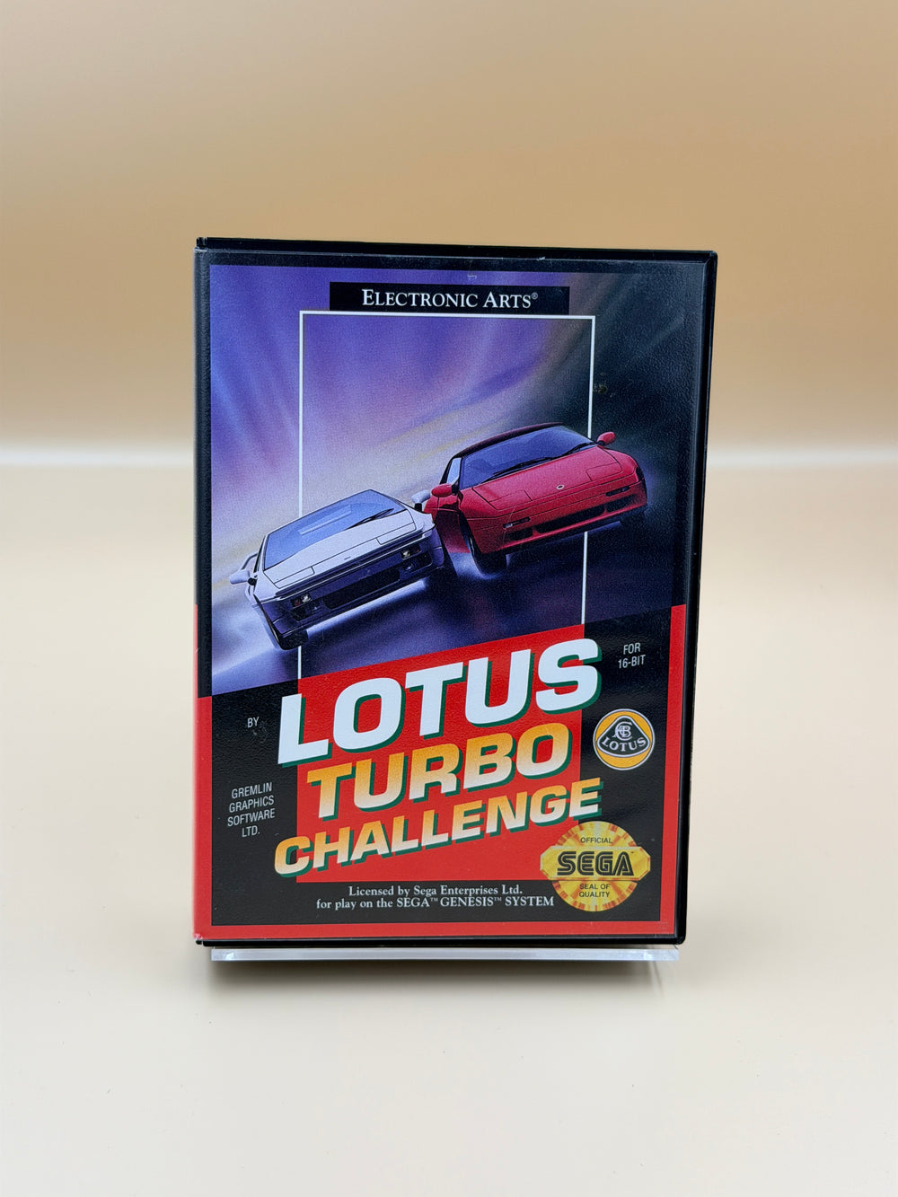 Lotus Turbo Challenge [Sega Genesis] Tested & Cleaned [Complete in Box]