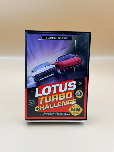 Lotus Turbo Challenge [Sega Genesis] Tested & Cleaned [Complete in Box]