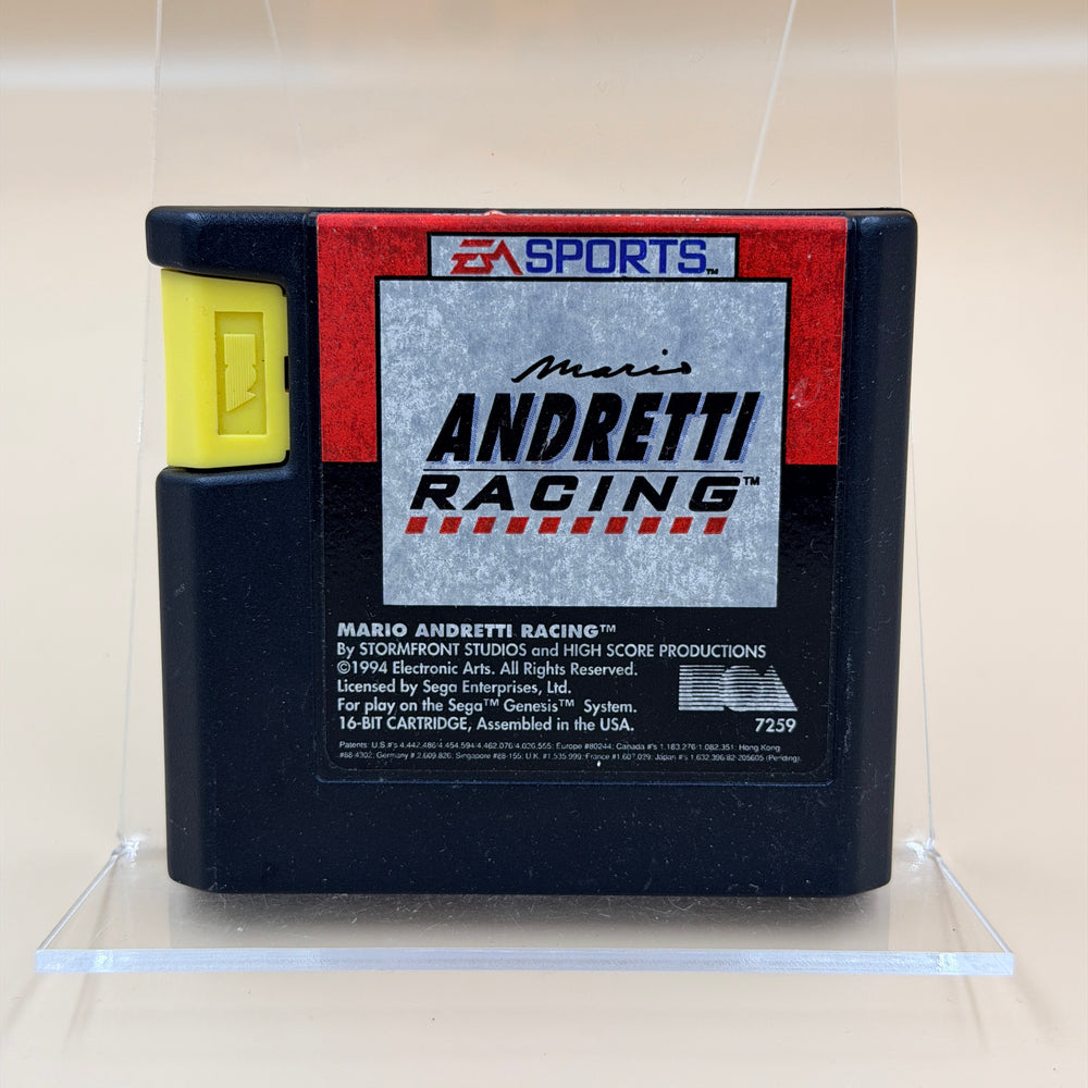 Mario Andretti Racing [Sega Genesis] Tested & Cleaned