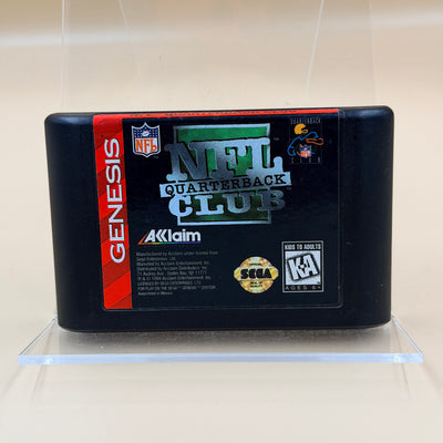 NFL Quarterback Club [Sega Genesis] Tested & Cleaned