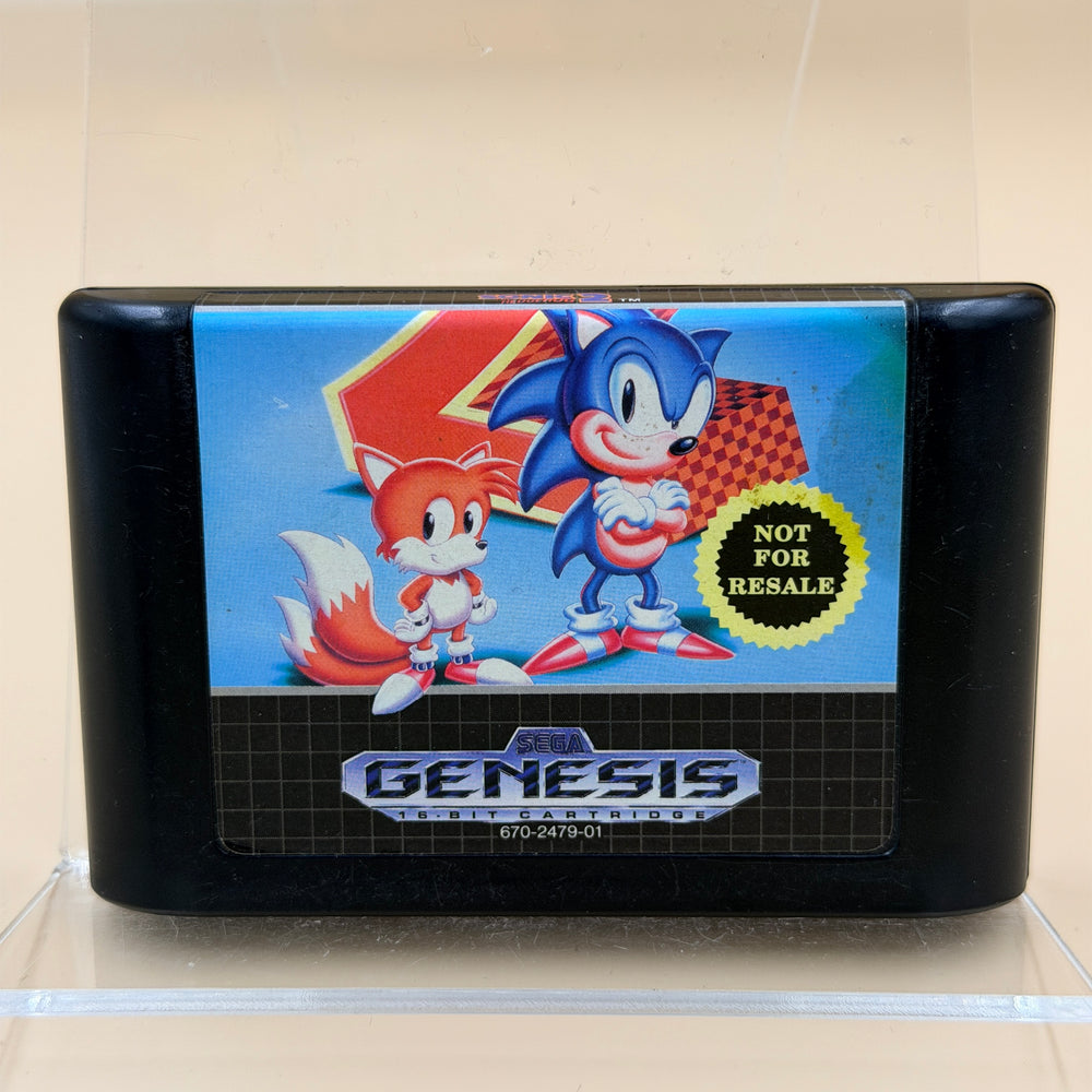 Sonic the Hedgehog 2 (Not for Resale) [Sega Genesis] Tested & Cleaned