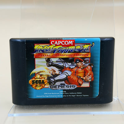 Street Fighter II': Special Champion Edition [Sega Genesis] Tested & Cleaned