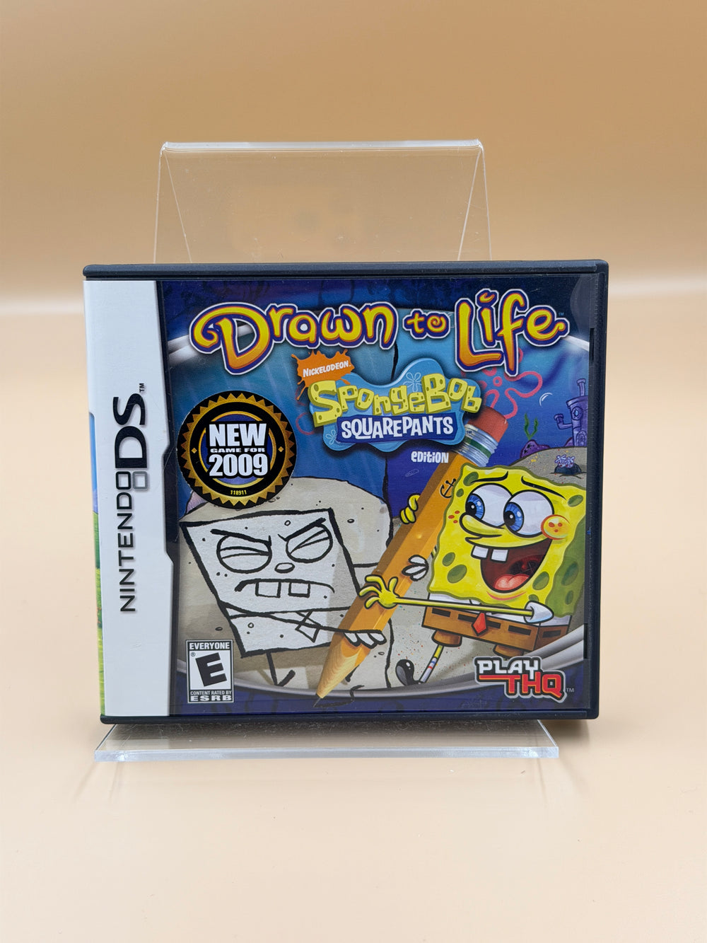 Drawn to Life: SpongeBob SquarePants Edition [Nintendo DS] Tested & Cleaned