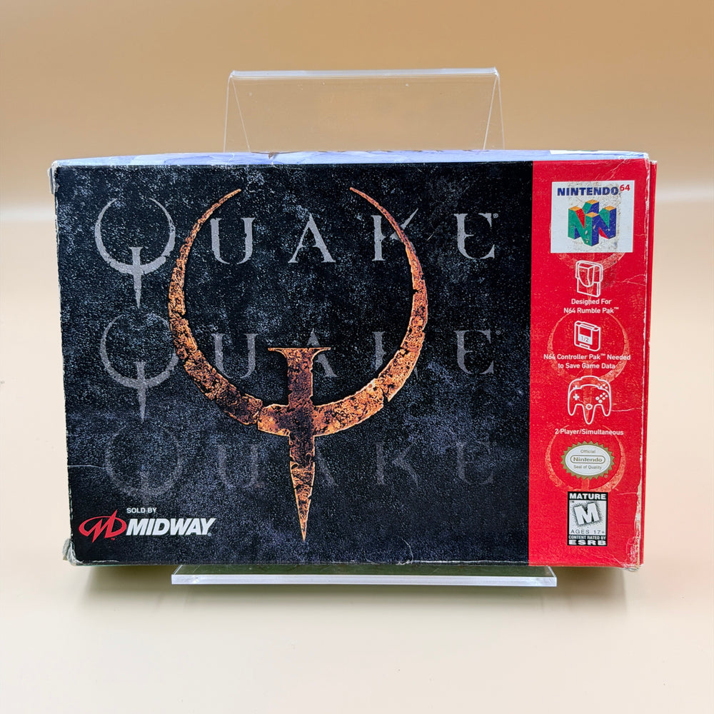 Quake 64 (With Poster) [N64] Tested & Cleaned [No Manual]